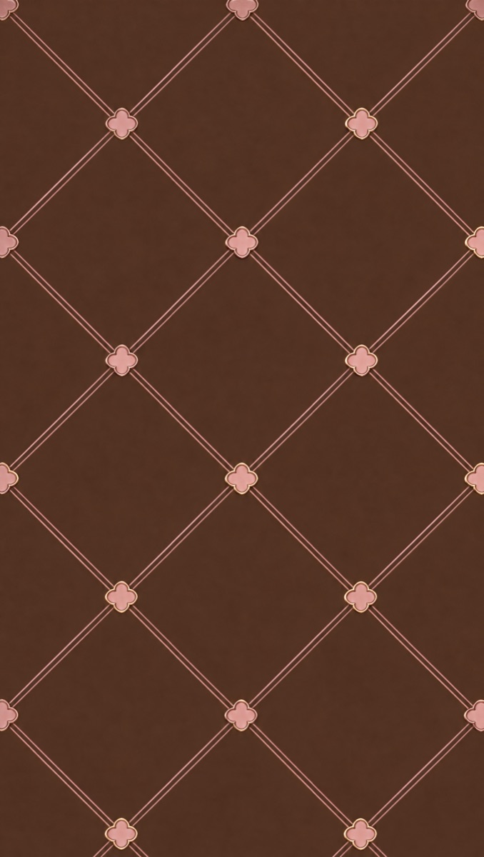 Chocolate Clover Lattice wallpaper